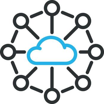 Storage data icon symbol image for database illustration vector