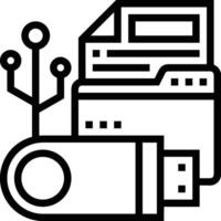 Storage data icon symbol image for database illustration vector