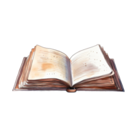 Open Book Resting on a Surface png