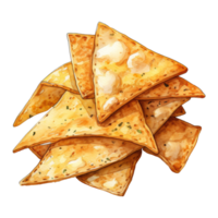 Triangular Tortilla Chips Stack png