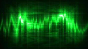 Data Visualization Abstract Background Green video