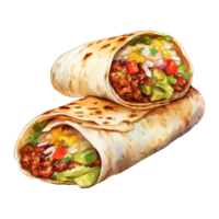 Burrito Display Ready for Devouring png