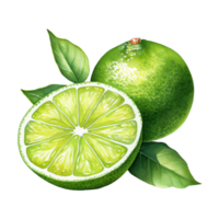 A Fresh Lime Wedge Garnish png