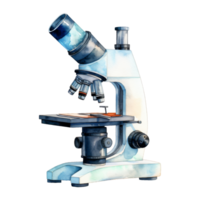 aquarelle microscopes dans vibrant couleurs png