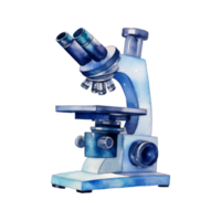aquarelle microscopes dans vibrant couleurs png