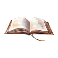 Open Book Resting on a Surface png