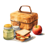 Colorful Stack of Lunch Boxes for Healthy Eating png