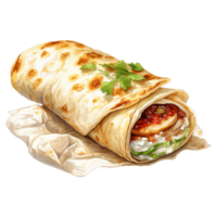 burrito exibição pronto para devorando png