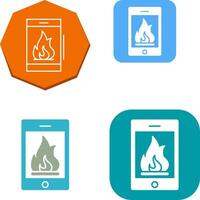 Fire Icon Design vector