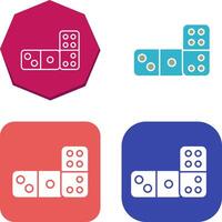 Domino Icon Design vector