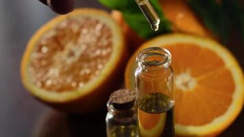 Vitamin c Öl und Orange Öl zum Haut video