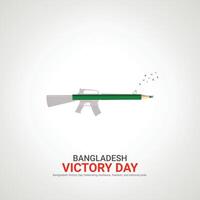 Bangladesh victoria día. Bangladesh victoria día creativo anuncios diseño diciembre dieciséis. , 3d ilustración. vector