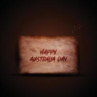 Happy Australia Day. Australia Day creative ads design vector