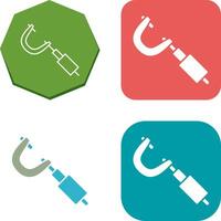 Micrometer Icon Design vector