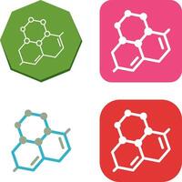 Molecule Icon Design vector