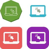 Laptop Icon Design vector