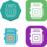 Sd Card Icon Design vector