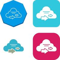 Cloud Computing Icon Design vector