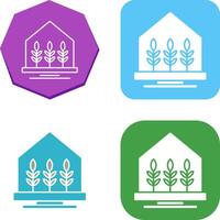 Farm House Icon Design vector