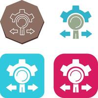 Research and Development Icon Design vector