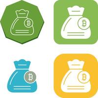 Money Bag Icon Design vector