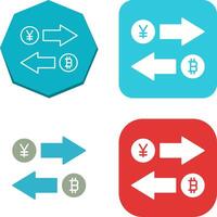 Exchange Icon Design vector