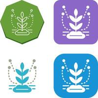 Irrigation System Icon Design vector