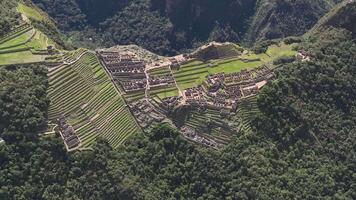 machu picchu, Perú. aéreo ver video