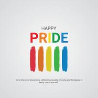 LGBT Pride Month day. LGBT Pride Month day creative ads design Jun 1, 3d illustration. vector