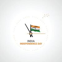 Indian Independence Day,Indian Independence Day creative ads design. social media post 3D illustration. vector