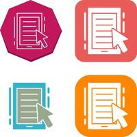 Ebook Icon Design vector