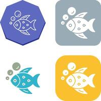 Fish Icon Design vector