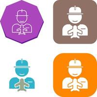 Worker Icon Design vector