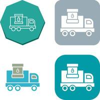 Fuel Truck Icon Design vector