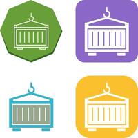 Container Icon Design vector