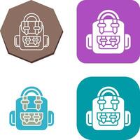 Backpack Icon Design vector