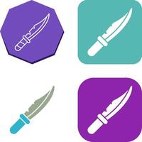 diseño de icono de cuchillo vector