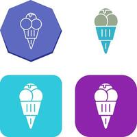 Ice cream Icon Design vector