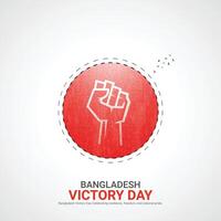 bangladesh victory day. bangladesh victory day creative ads design december 16. , 3D illustration. vector