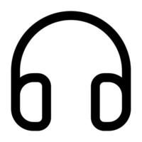 auriculares icono para web, aplicación, infografía, etc vector