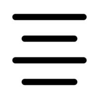 Align icon for web, app, infographic, etc vector