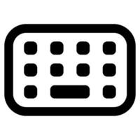 Keyboard icon for web, app, infographic, etc vector