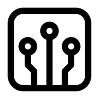 Circuit icon for web, app, infographic, etc vector