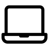 Laptop icon for web, app, infographic, etc vector