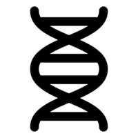 DNA icon for web, app, infographic, etc vector