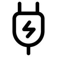 Plug icon for web, app, infographic, etc vector