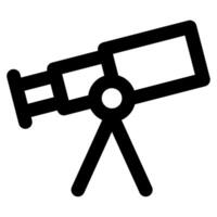 telescopio icono para web, aplicación, infografía, etc vector