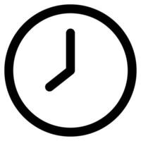 reloj icono para web, aplicación, infografía, etc vector