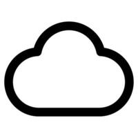 nube icono para web, aplicación, infografía, etc vector