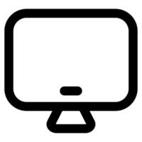 escritorio icono para web, aplicación, infografía, etc vector